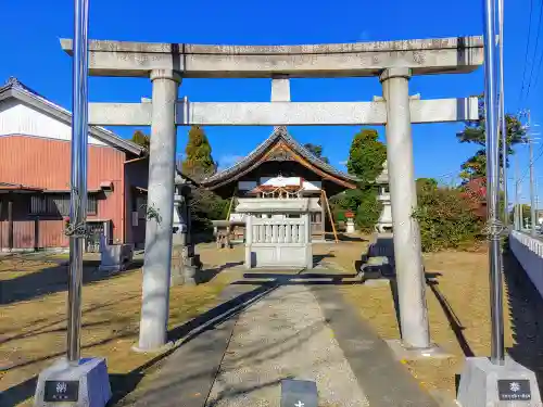 八幡社（玉野）の鳥居