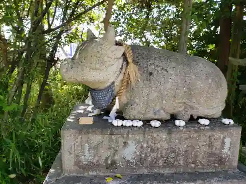 林天神社の狛犬