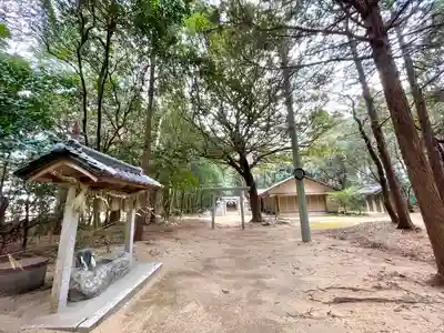 米之庄神社の手水舎