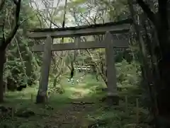 戸室山神社の鳥居