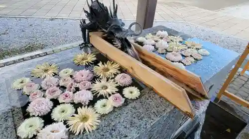 川越八幡宮の手水