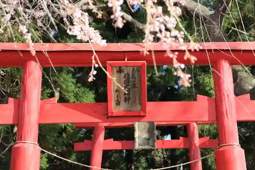 正一位稲荷大明神の鳥居