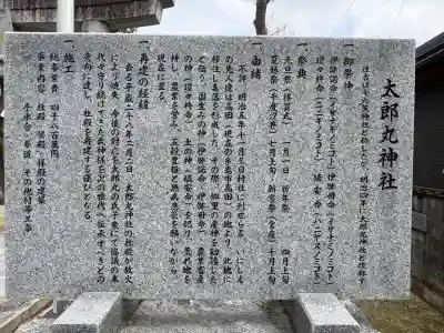 太郎丸神社の{uncategorized: "未分類", other: "その他", undefined: "問題あり", building: "その他建物", grave: "お墓", sacred_gate: "鳥居", guardian: "狛犬", statue: "像", buddha: "仏像", history: "歴史", nature: "自然", garden: "庭園", animal: "動物", pagoda: "塔", temizu: "手水舎", mountain_gate: "山門・神門", sanctuary: "本殿・本堂", subordinate: "末社・摂社", art: "芸術", scenery: "景色", jizo: "地蔵", ema: "絵馬", goshuin: "御朱印", omikuji: "おみくじ", items: "授与品その他", amulet: "お守り", goshuincho: "御朱印帳", eats: "食事", festival: "お祭り", votive_dance: "神楽", shichigosan: "七五三参", wedding: "結婚式", experience: "体験その他", initially: "初詣", around: "周辺", anti_infection: "感染症対策"}