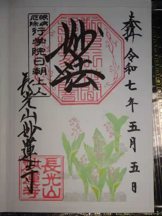 妙蓮寺の御朱印