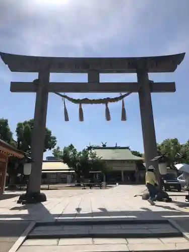 生國魂神社の鳥居