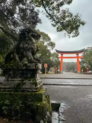 宇佐神宮の狛犬
