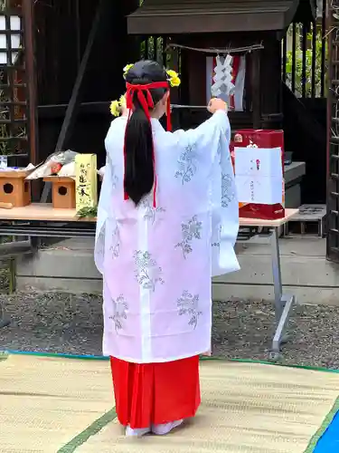 西野竹神社の神楽