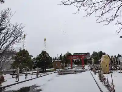 美瑛神社の鳥居
