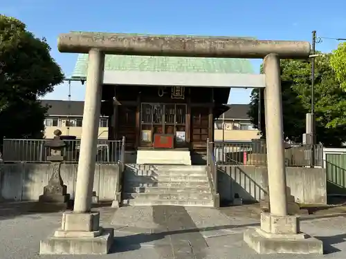 西小松川天祖神社の鳥居