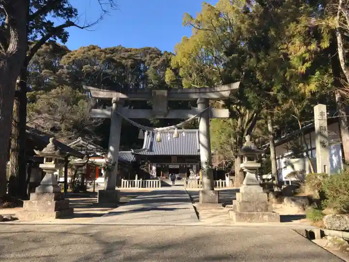 八幡神社松平東照宮の鳥居