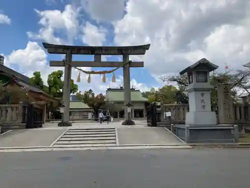 難波大社　生國魂神社の鳥居