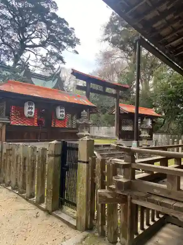 村屋坐弥冨都比売神社の鳥居