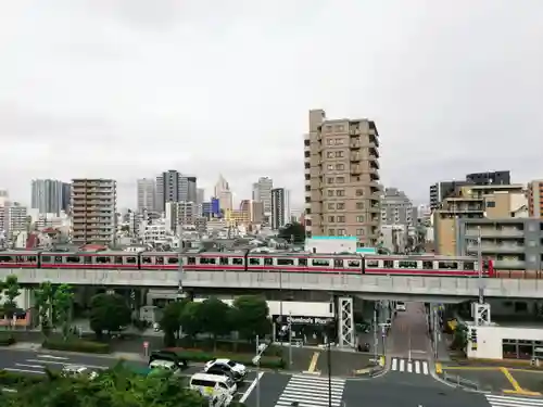 品川神社の景色