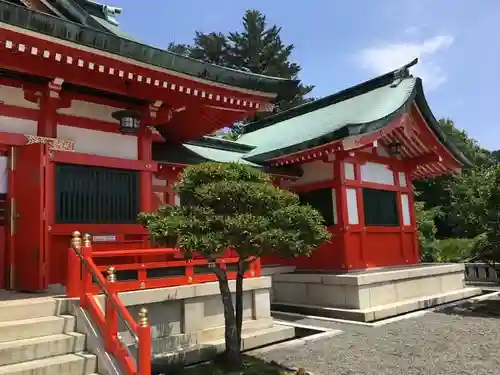 足利織姫神社の本殿