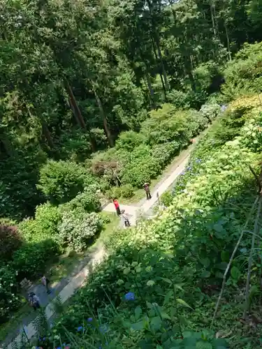 鷲子山上神社の庭園