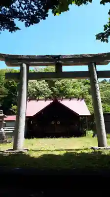 浜益神社の鳥居