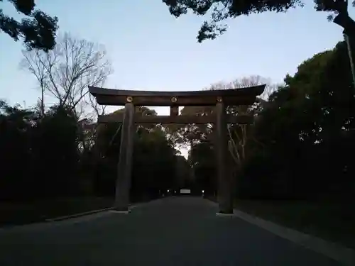 明治神宮の鳥居