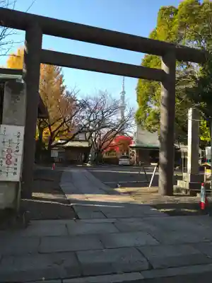 亀戸 香取神社の鳥居