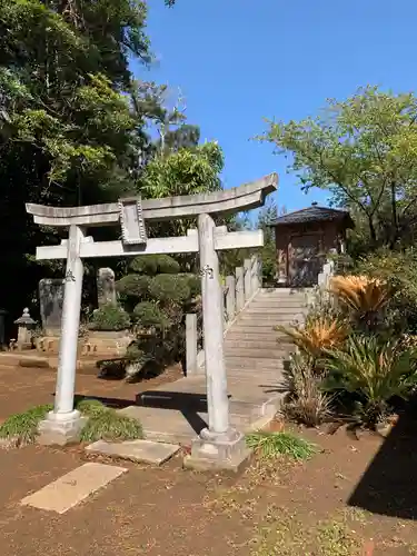 妙光寺の鳥居