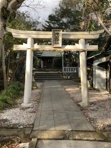 浅間神社の鳥居