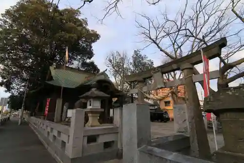 阿邪訶根神社の鳥居