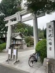 亀ケ池八幡宮の鳥居