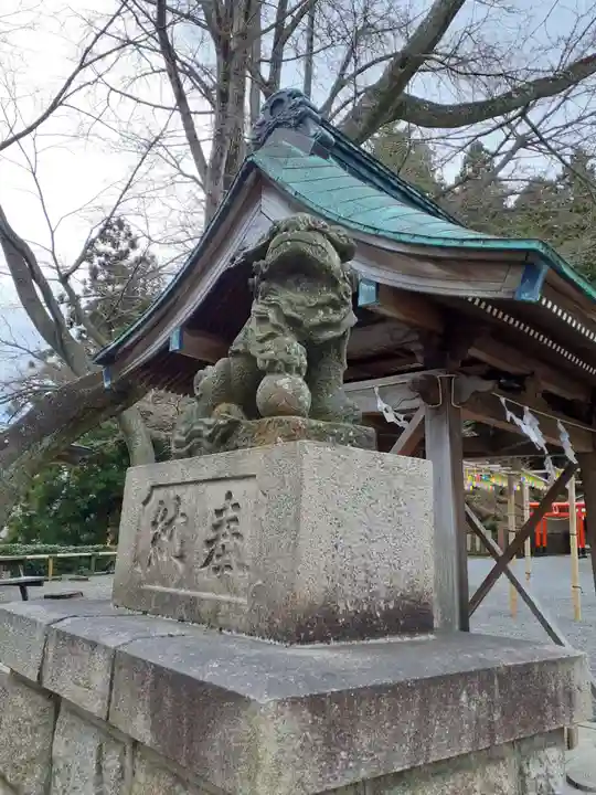 温泉神社〜いわき湯本温泉〜の狛犬