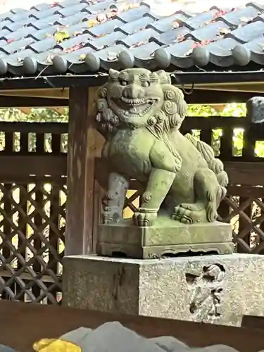 関蝉丸神社下社の狛犬