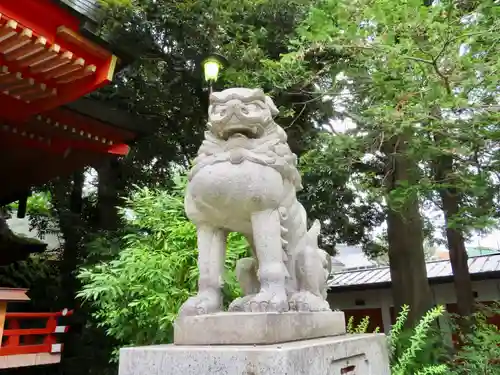 自由が丘熊野神社の狛犬