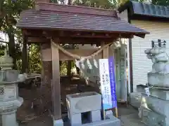 北新羽杉山神社の手水