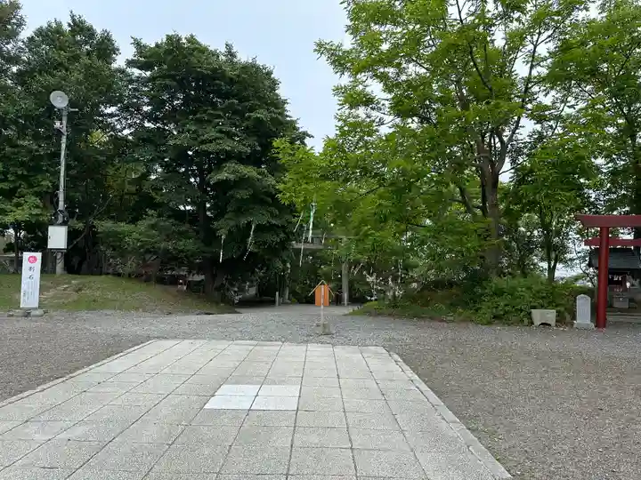 釧路一之宮 厳島神社の庭園