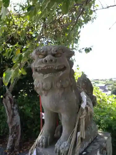 船津厳島神社の狛犬