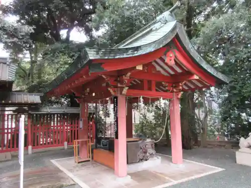 金王八幡宮の手水舎