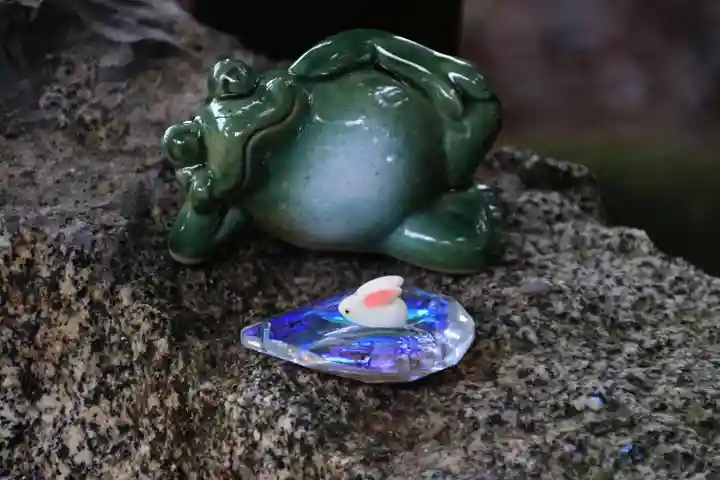 阿久津「田村神社」(郡山市阿久津町)旧社名:伊豆箱根三嶋三社の手水舎