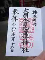 大綱金刀比羅神社(神奈川県)