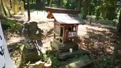 白河神社の像