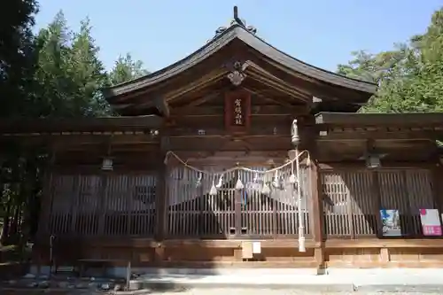 有明山社の本殿・本堂