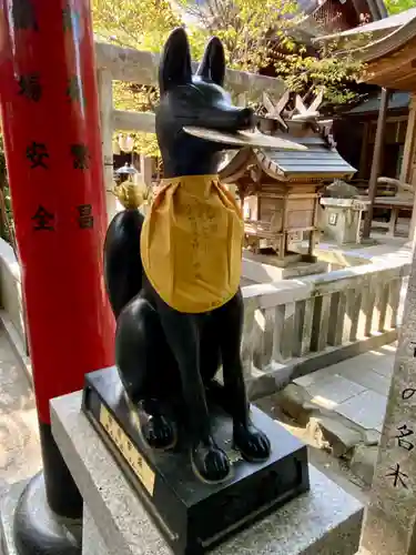 田村神社の狛犬