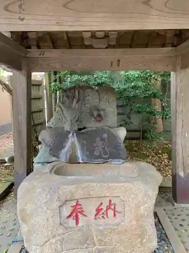 銚港神社の手水舎