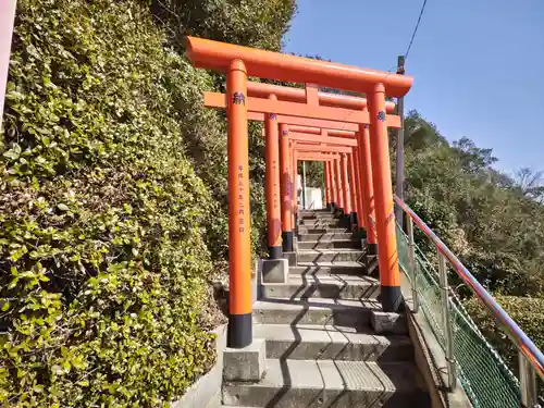 荒熊神社の鳥居