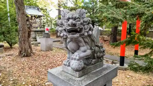 富良野神社の狛犬