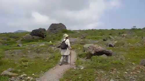 樽前山奥宮の周辺