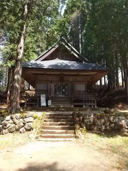 戸隠神社火之御子社の本殿・本堂