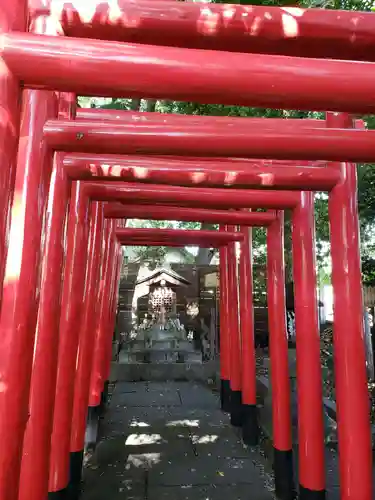 鎮守氷川神社の鳥居