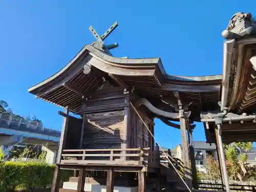 谷山護国神社の本殿