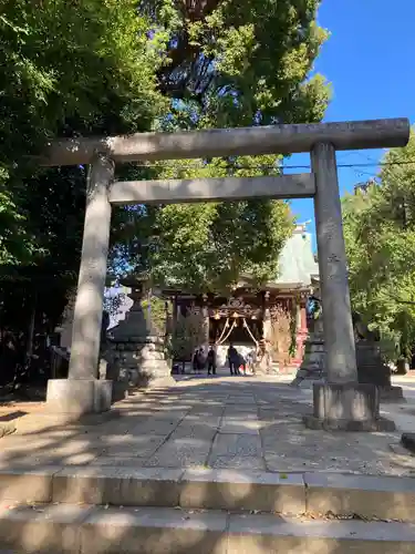 諏訪神社の鳥居