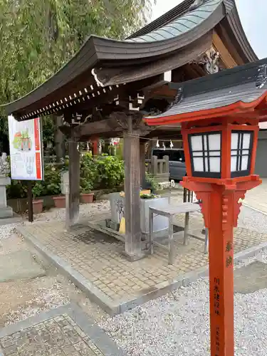 川越八幡宮の手水