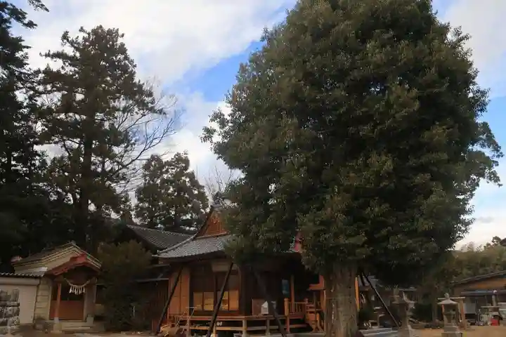 益子神社の景色