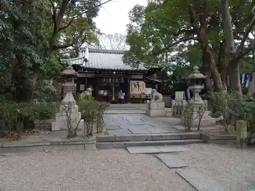 安居神社の本殿