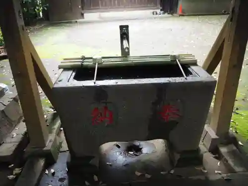 長崎神社の手水舎